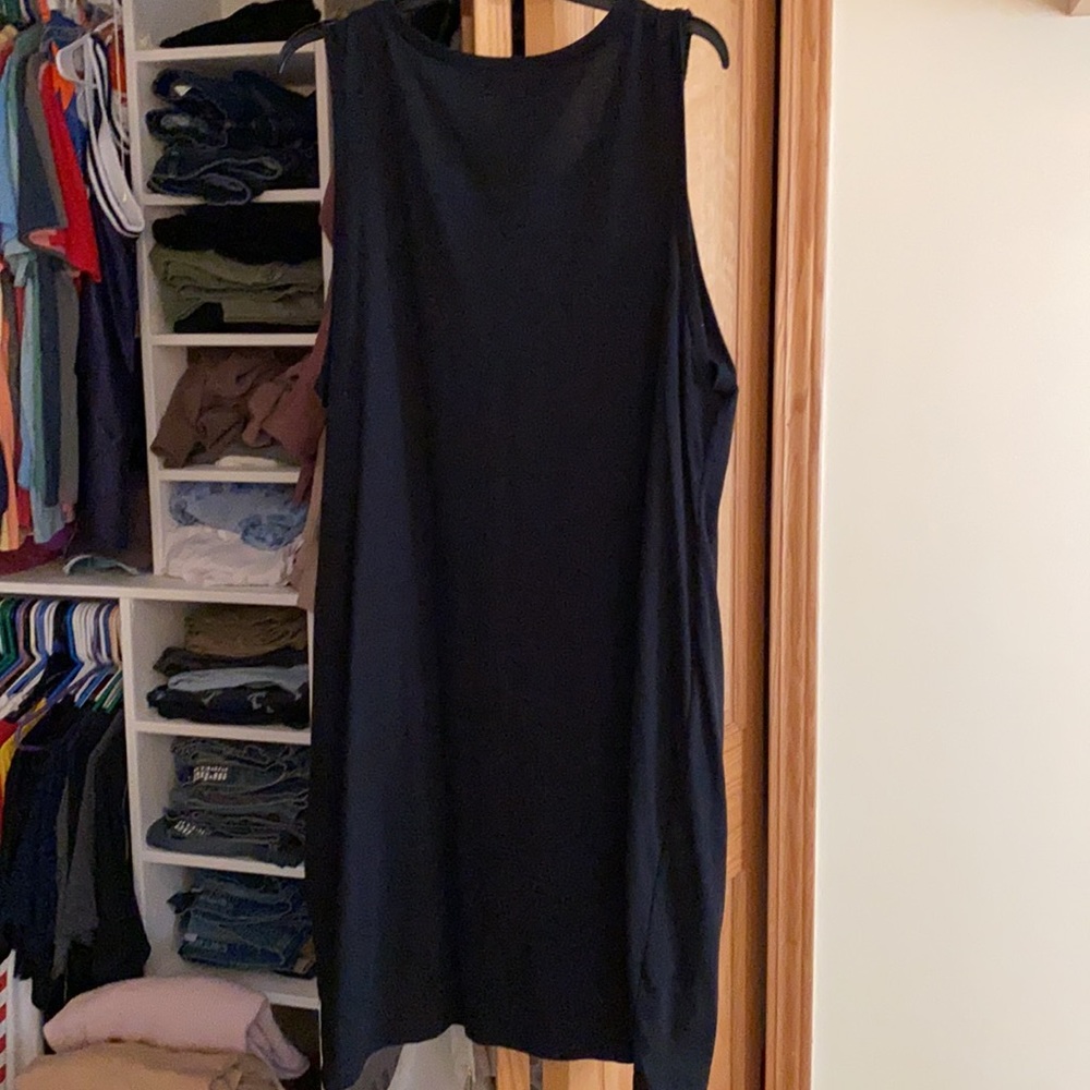 Leith faux wrap dress